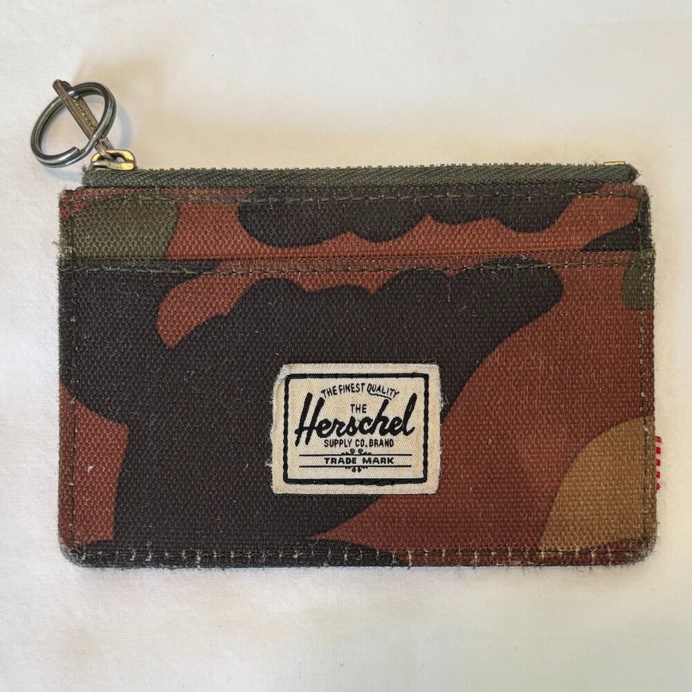 Herschel Sinclair Small crossbody Bag and coin/card wallet in Army Green, camo - Picture 14 of 15